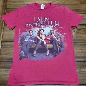 Lady Antebellum SS Red Unisex Tee "Own The Night" - Size Small